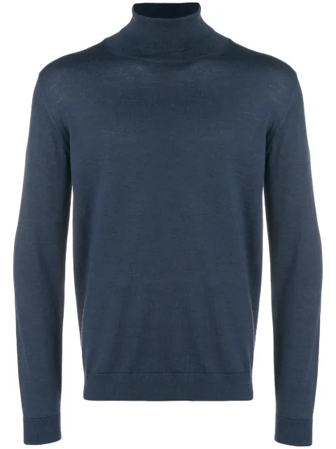 Roberto Collina Roll-neck Sweater - Blue In Blue