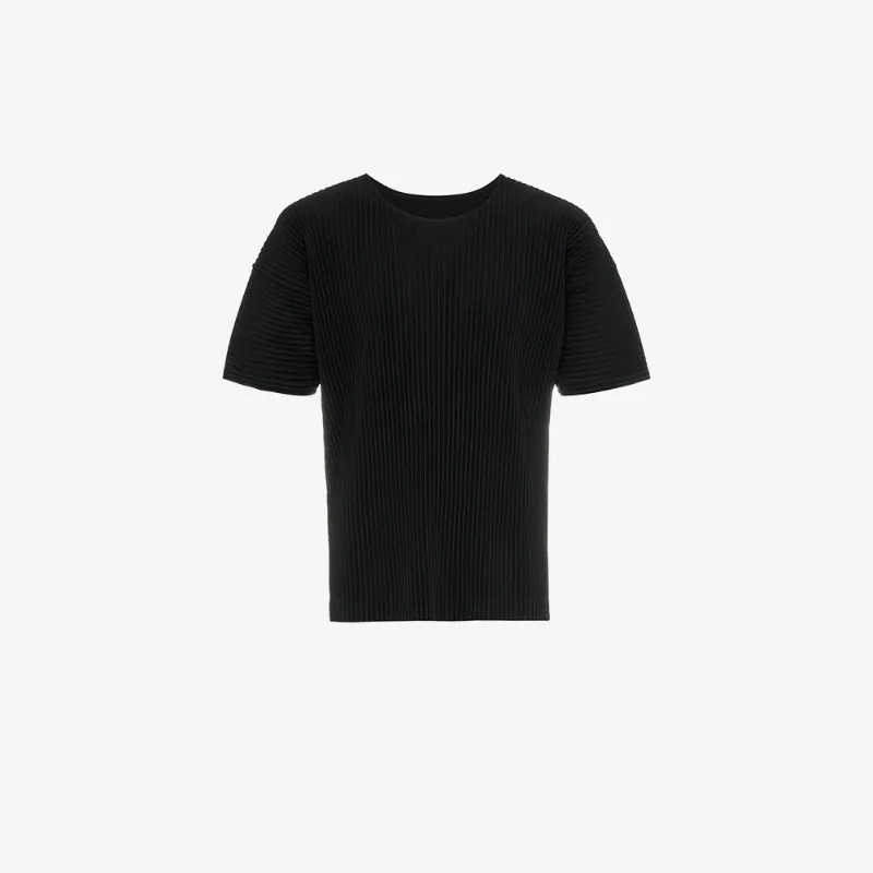 Homme Plissé Issey Miyake pleated short sleeve t-shirt