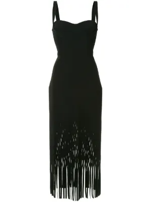 Dion Lee Luxury Brands For Women Farfetch Dion Lee Fringed Sweetheart Dress