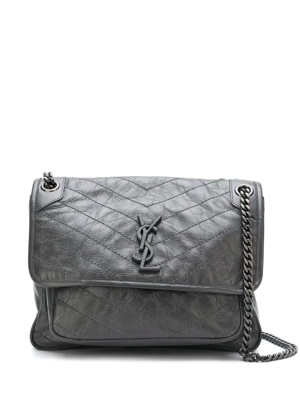 saint laurent medium niki leather shoulder bag