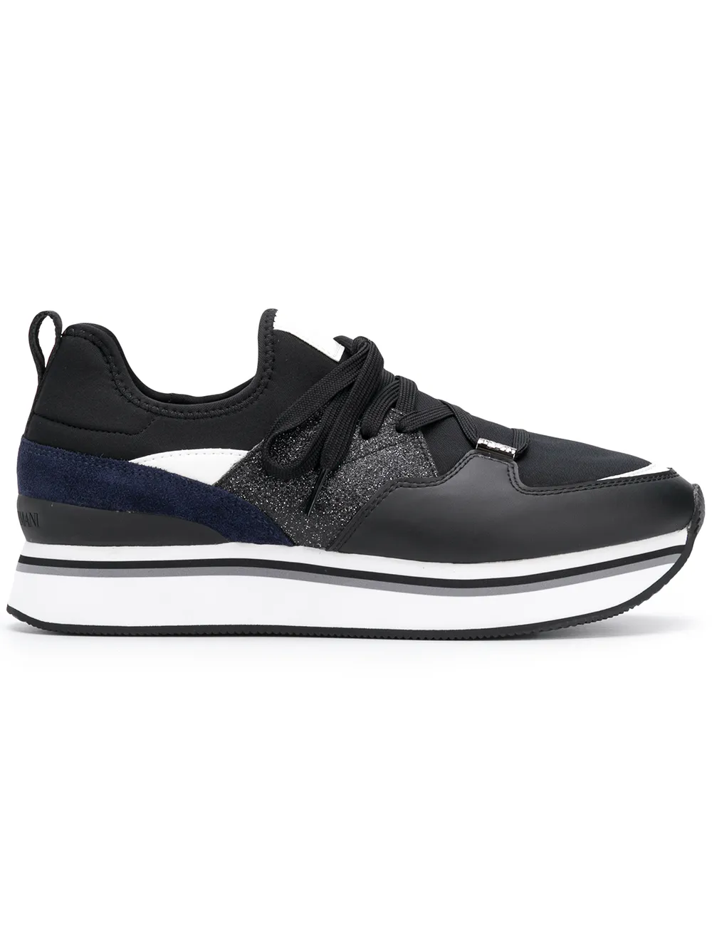Emporio Armani Flatform lace-up Sneakers - Tendenza classica, vale la pena avere Emporio Armani Flatform lace-up Sneakers - Tendenza classica, vale la pena avere