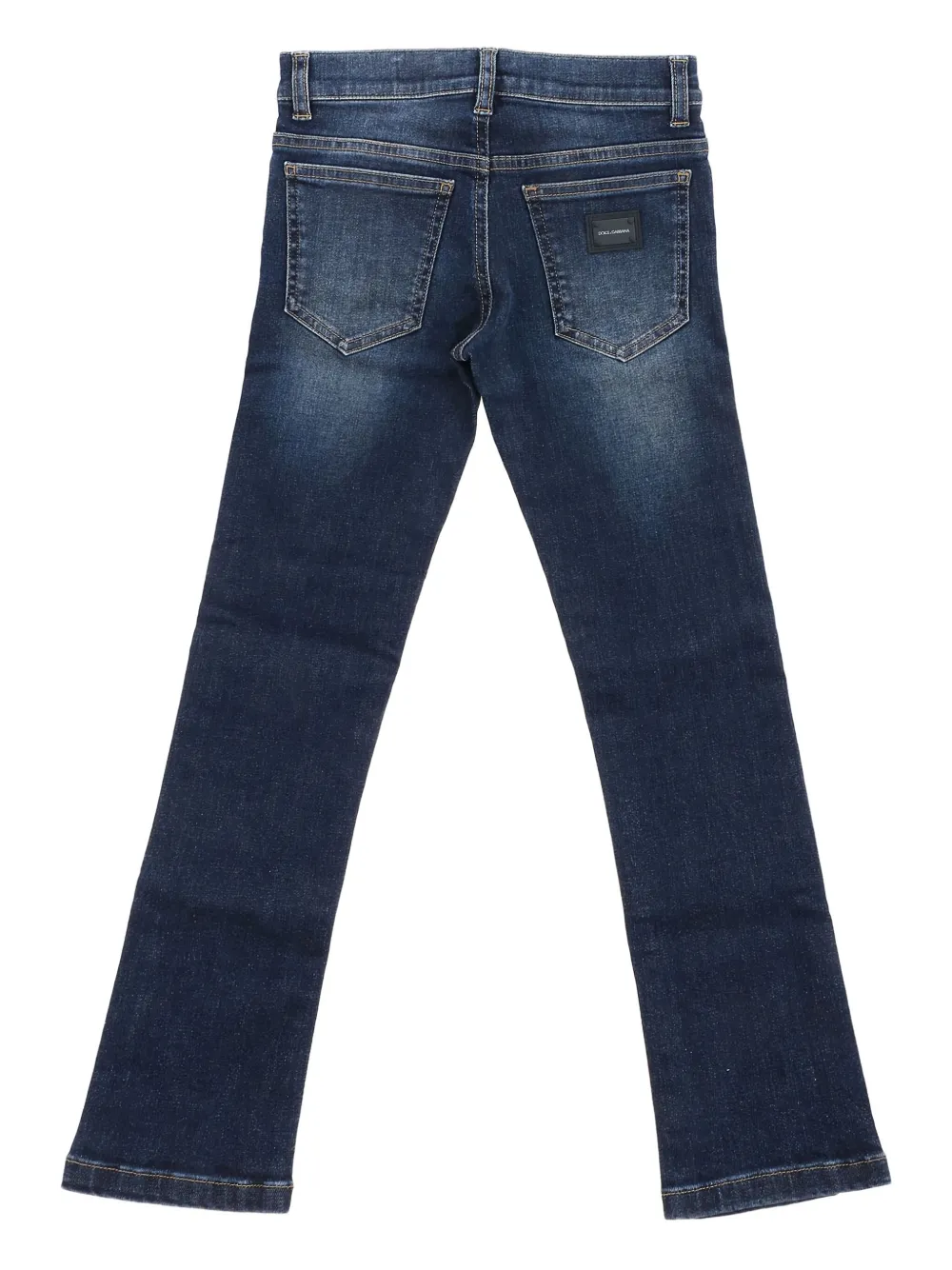 Dolce & Gabbana Kids logo-appliqué slim-cut jeans | Image 2
