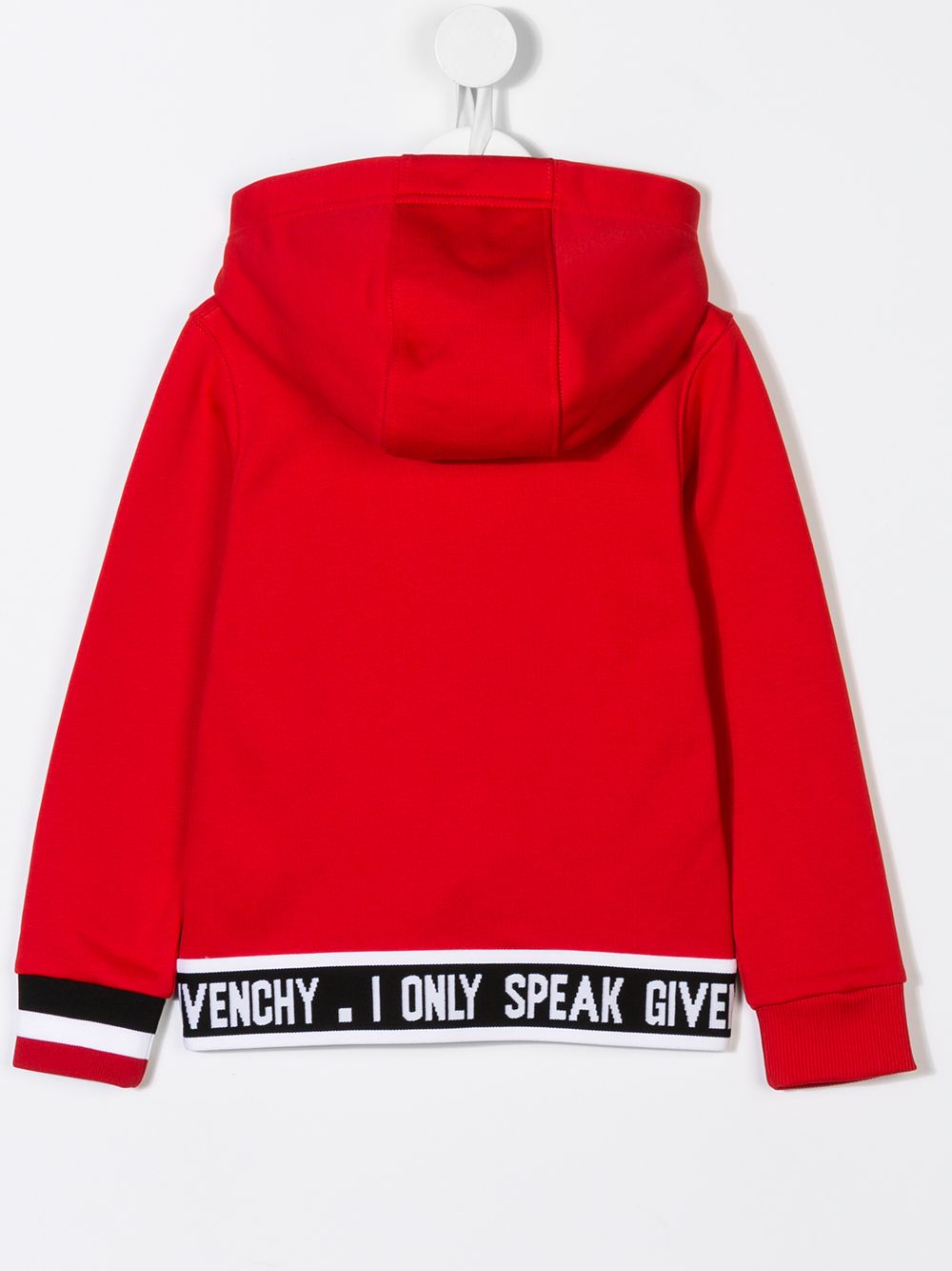 фото Givenchy kids толстовка с капюшоном 'i only speak givenchy'