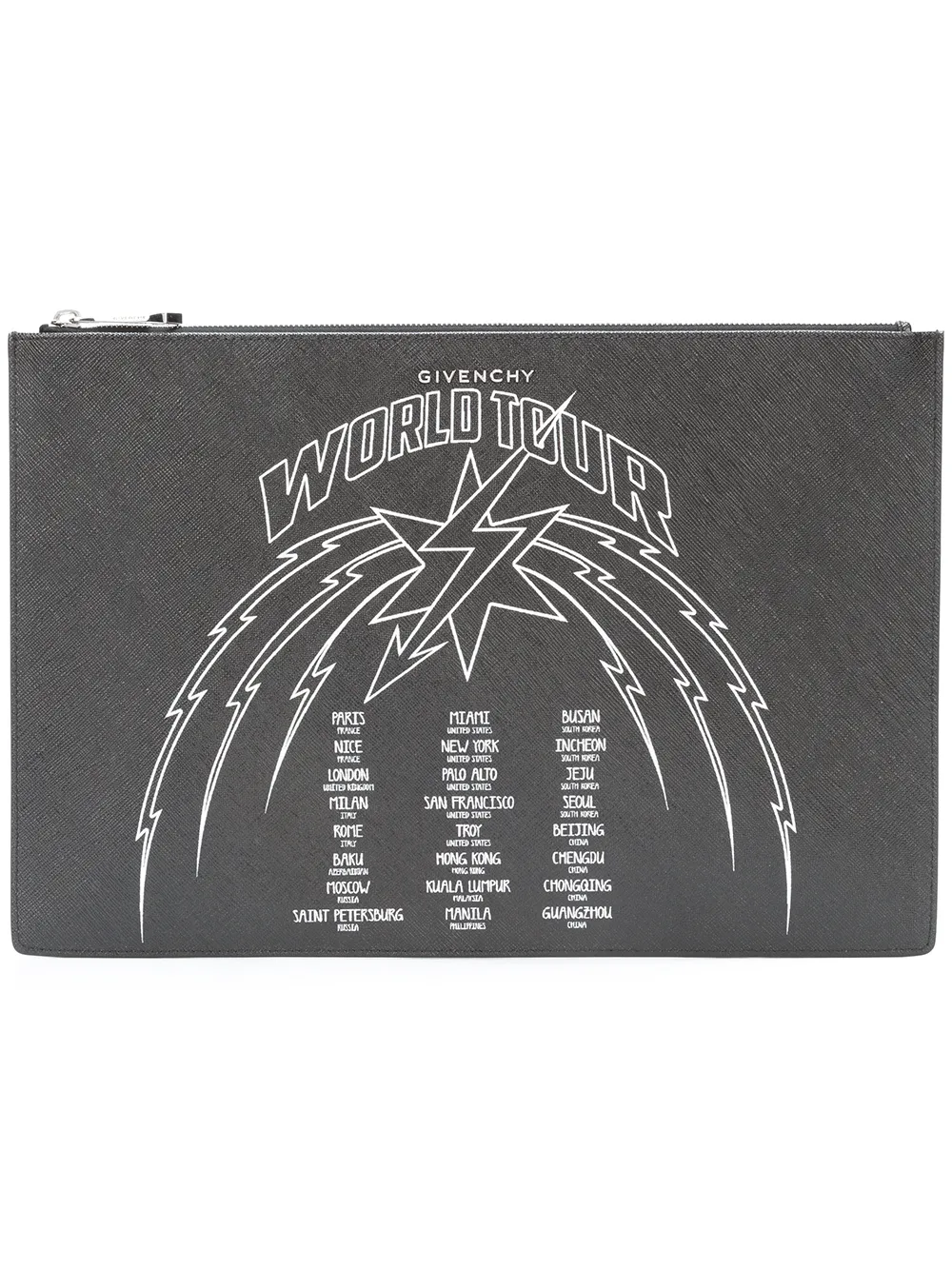 Givenchy Clutch con logo - Nero