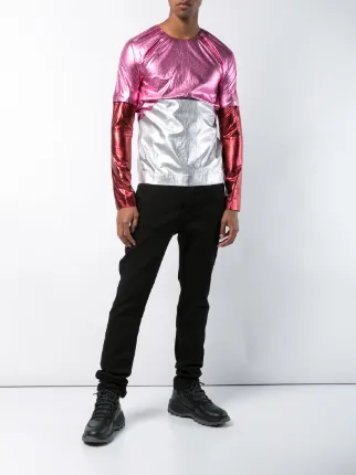 metallic longsleeved top展示图