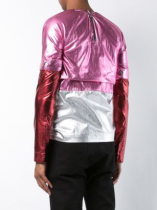 metallic longsleeved top展示图