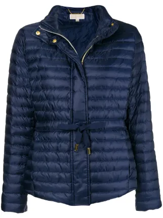 michael kors tie waist coat