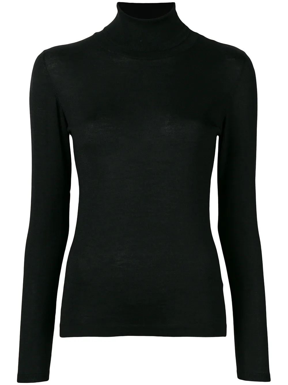 Brunello Cucinelli cashmere classic turtle neck sweater | Black | Image 1