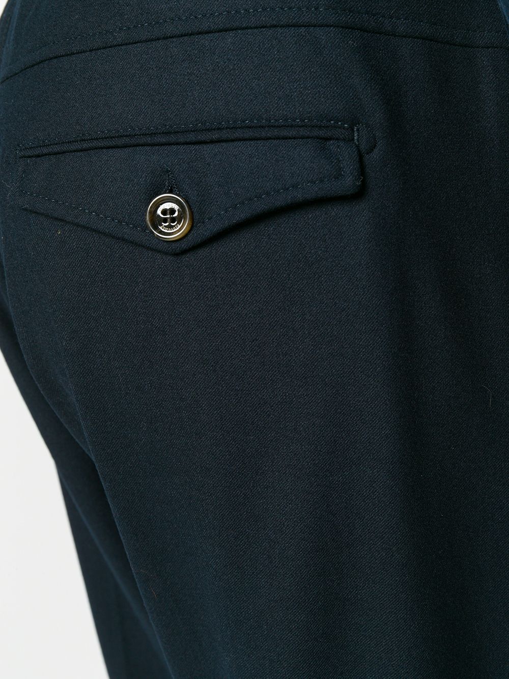 фото Eleventy drawstring tapered trousers