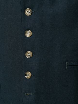 two-tone buttoned waistcoat展示图