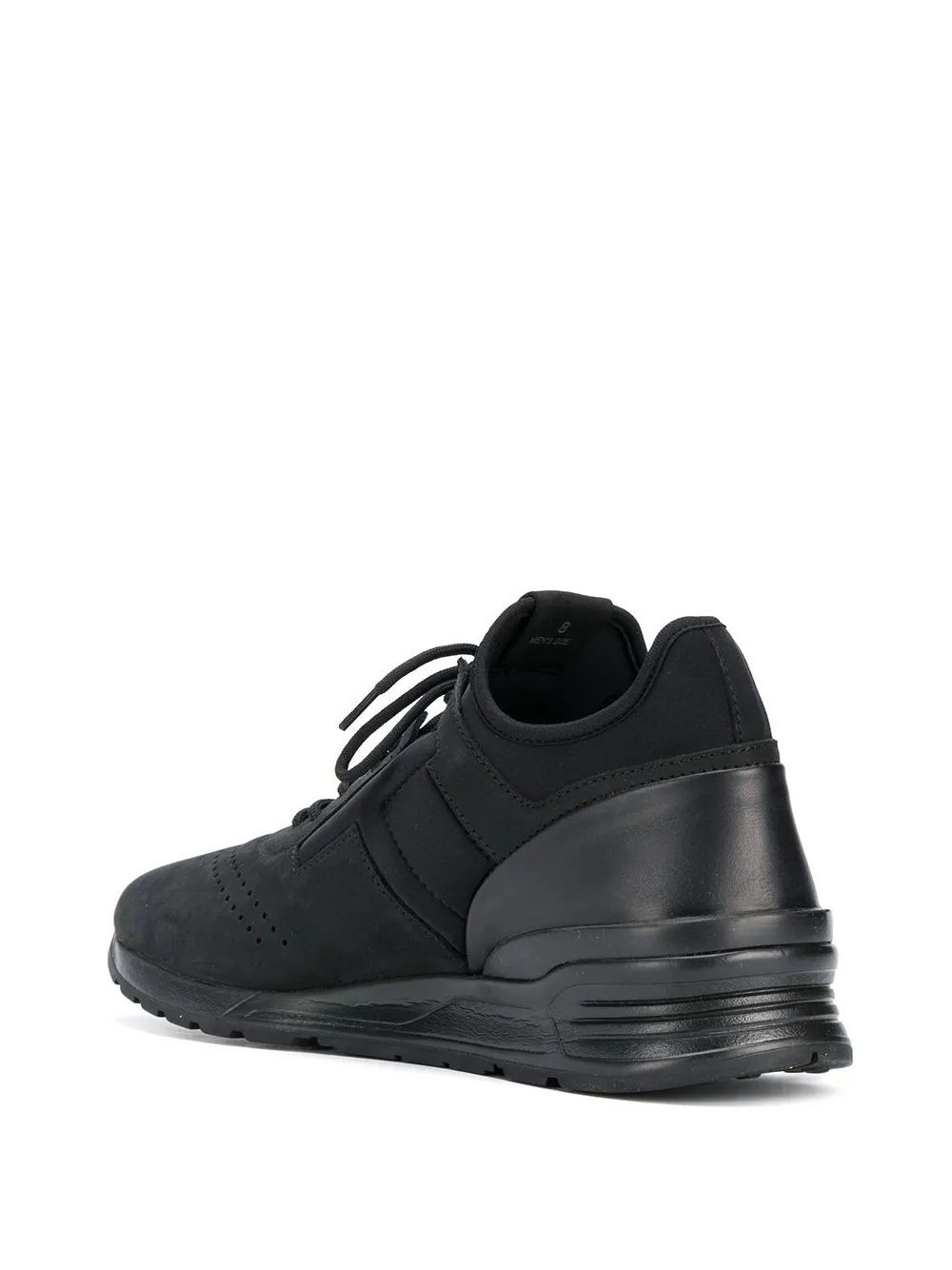 Tod's geperforeerde vetersneakers Zwart