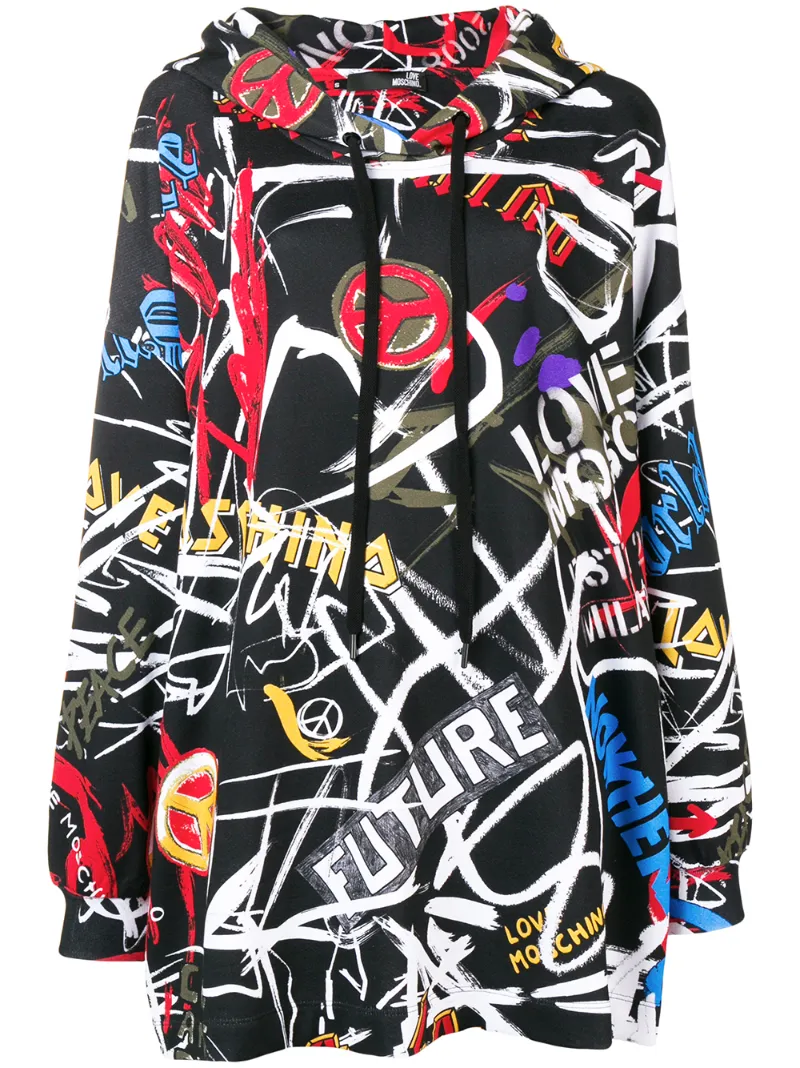 Moschino oversized hoodie sales
