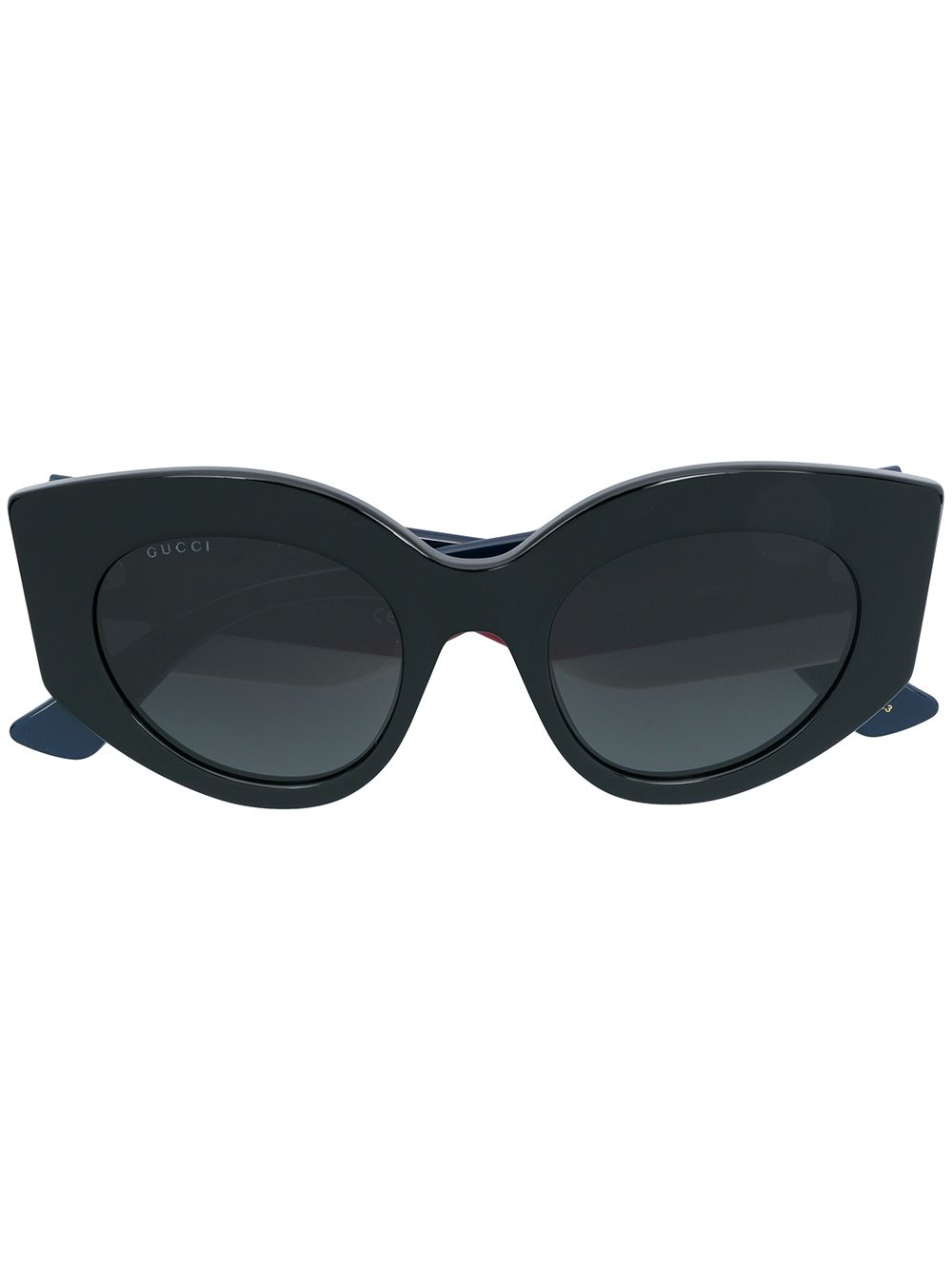фото Gucci Eyewear солнцезащитные очки в массивной оправе "кошачий глаз"