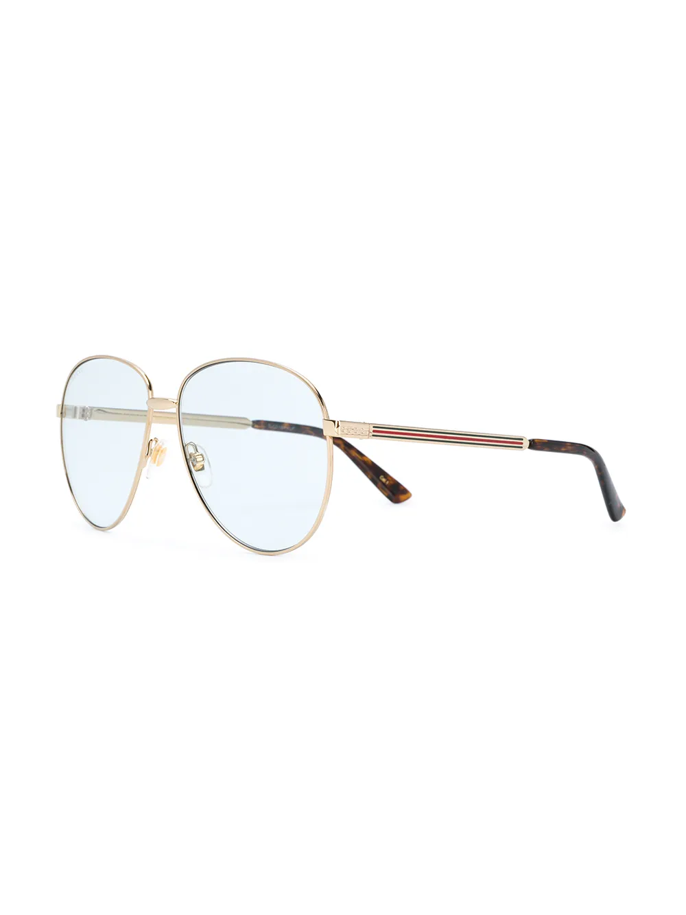 Gucci Eyewear Zonnebril met piloten montuur - Goud