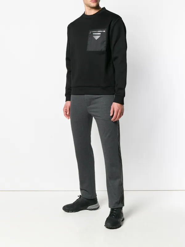 prada tracksuit grey