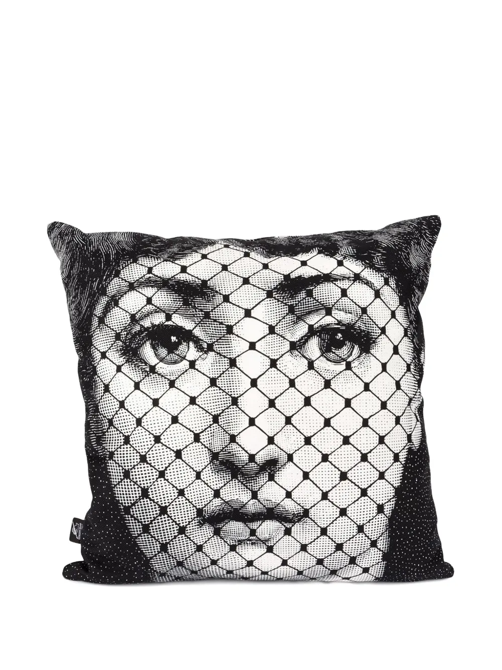 Fornasetti Burlesque photograph-print pillow | White | Image 1