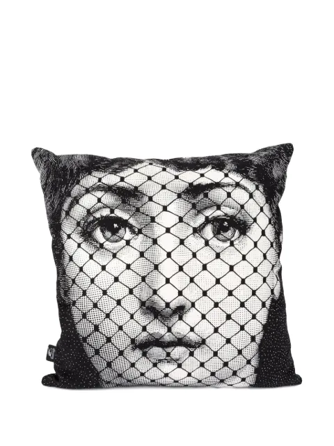 Fornasetti Burlesque photograph-print pillow