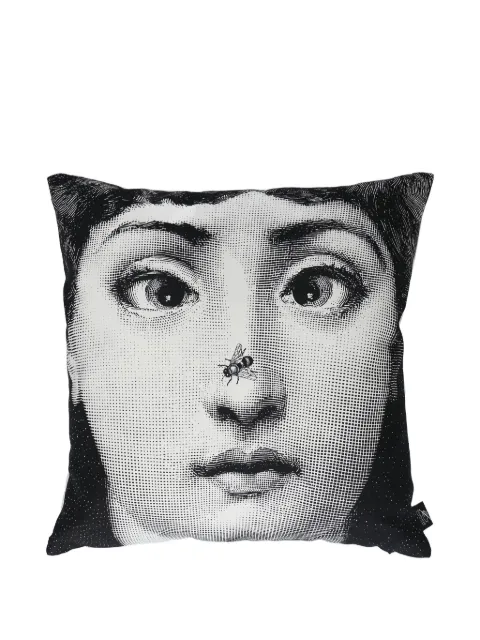 Fornasetti Ape photograph-print cushion