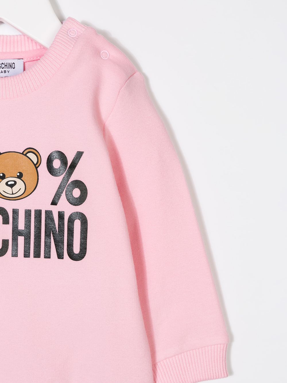 фото Moschino kids толстовка с принтом логотипа