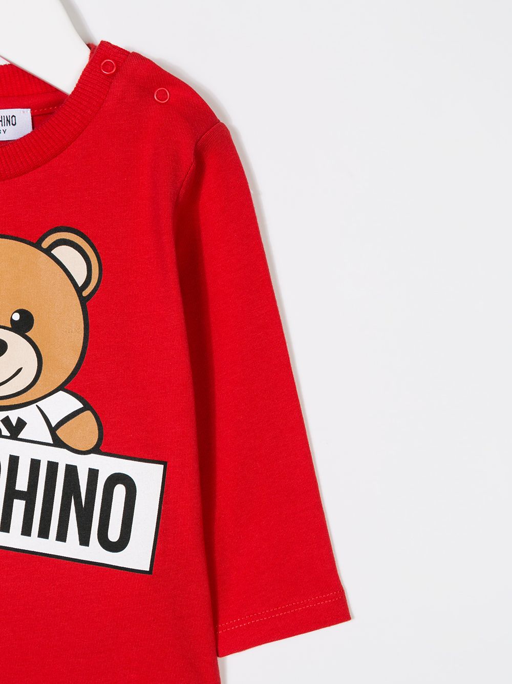 фото Moschino kids топ с принтом медведя