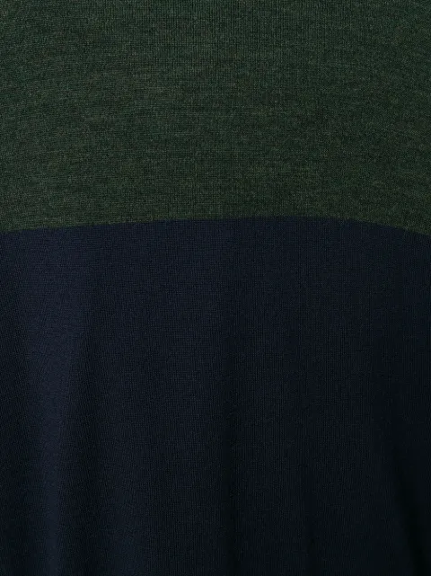 JOSEPH JOSEPH HIGH NECK NOVELTY KNIT JUMPER - BLUE