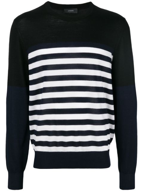 JOSEPH stripe Novelty knit sweater