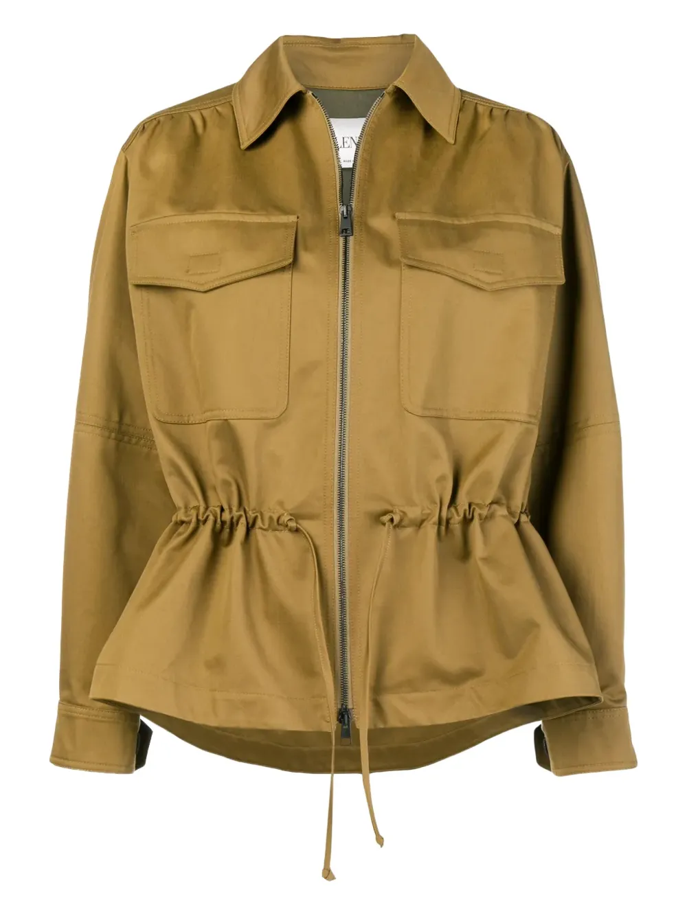 Valentino Garavani ドローストリング ジャケット - グリーン Valentino Garavani ドローストリング ジャケット - グリーン