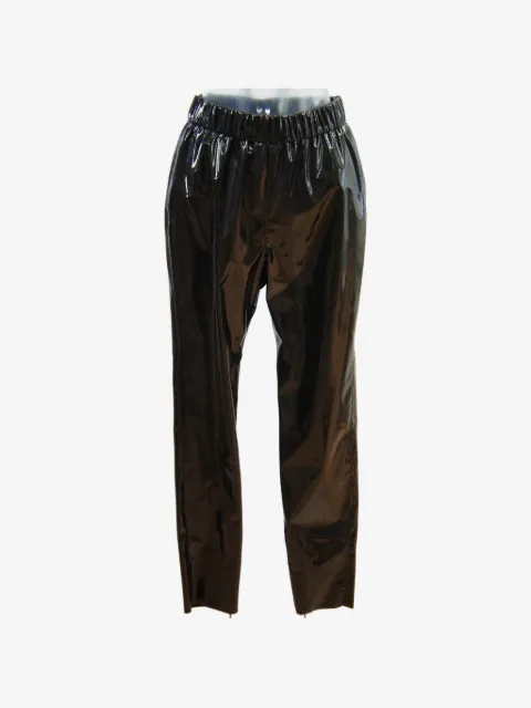 MSGM спортивные брюки из ПВХ