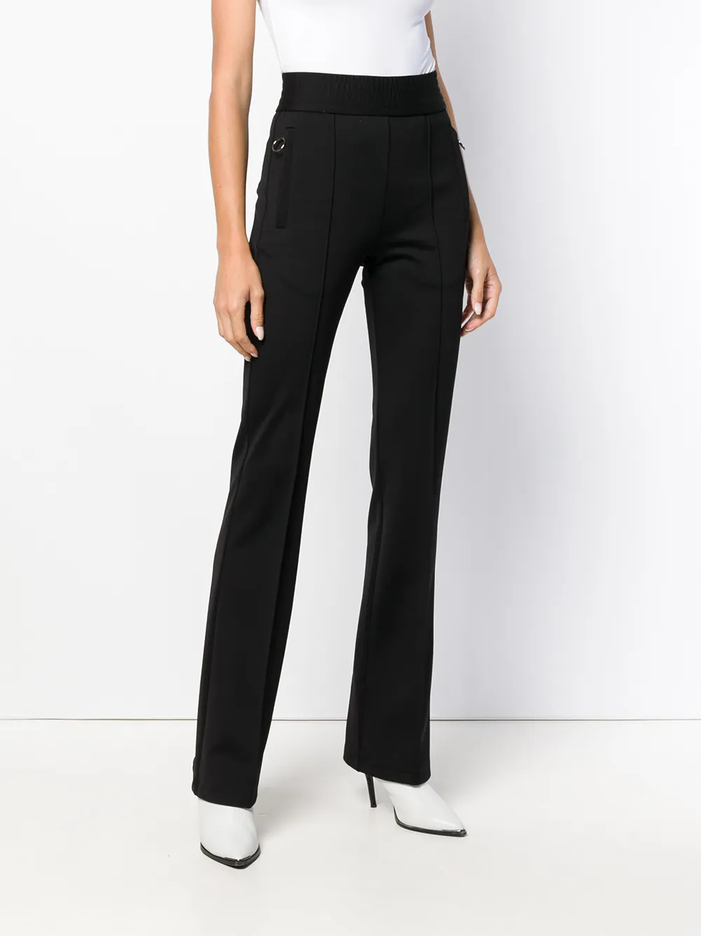 Off-White broek met rechte pijpen Zwart