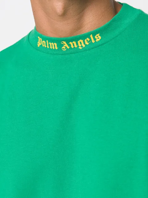 Palm Angels Oversized Logo T Shirt 307 Buy Online Aw18 Quick Shipping Price