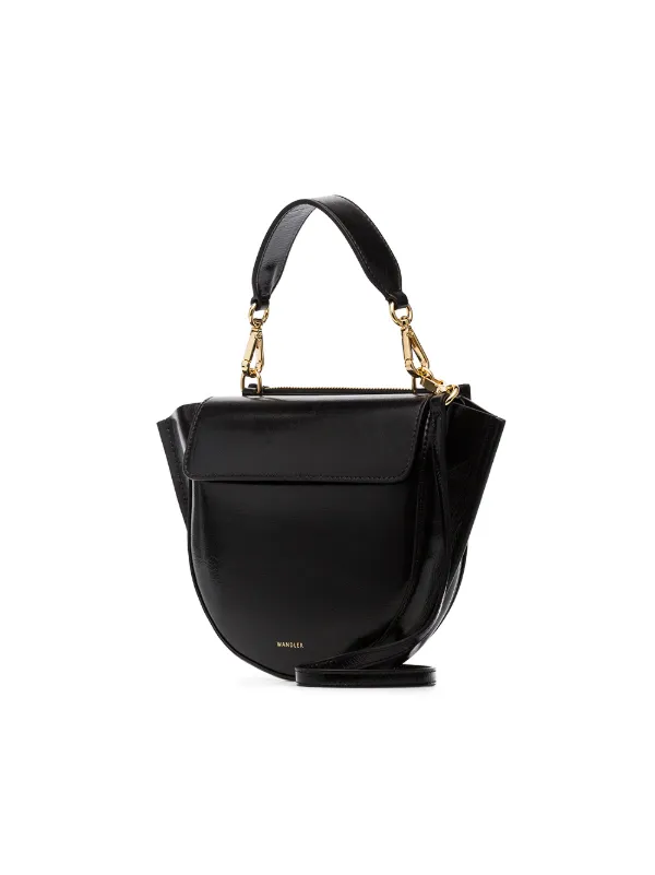 Wandler Mini Hortensia Leather Shoulder Bag Black FARFETCH UK