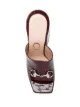 Gucci Pantoletten aus Lackleder