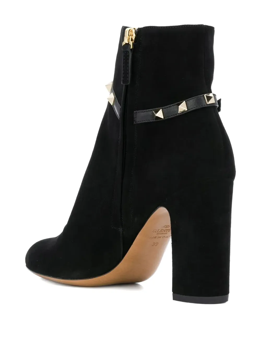 Valentino Garavani 95mm Rockstud ankle boots Black