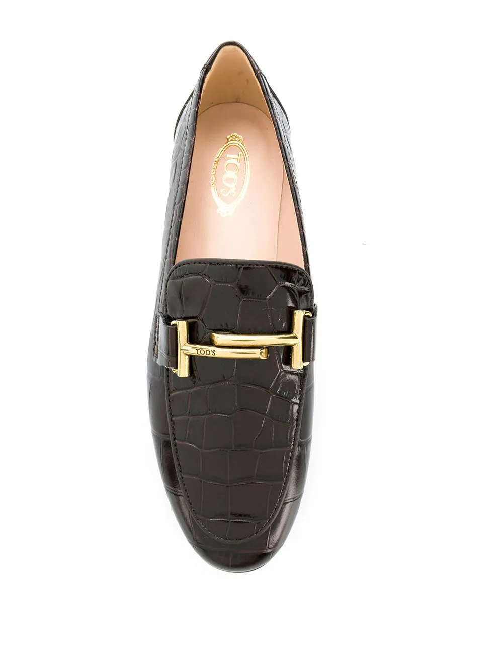 tod's double t loafer womens