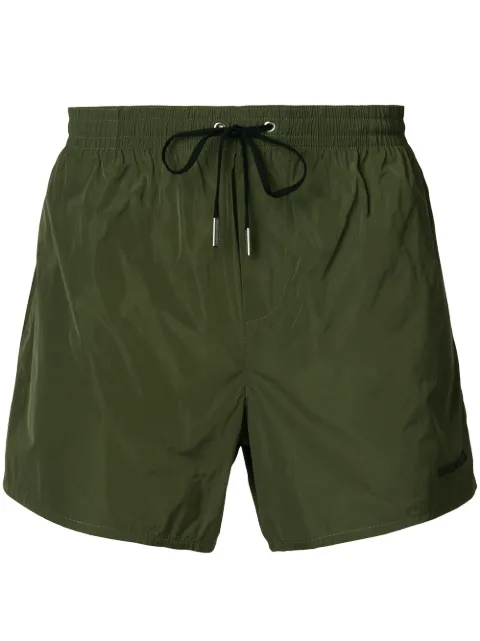 DSQUARED2 DSQUARED2 ICON DRAWSTRING WAIST SHORTS - GREEN