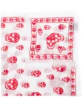 Alexander McQueen skull print scarf - White