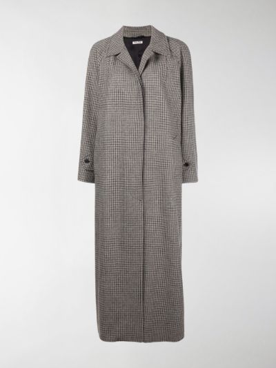 miu miu houndstooth coat