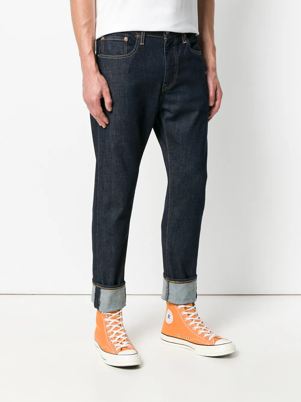  Levi's Schmal Geschnittene Jeans   Blau 