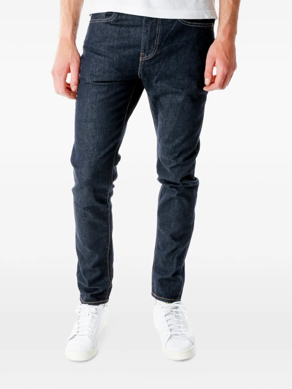 Levi's slim-fit taps toelopende jeans Blauw