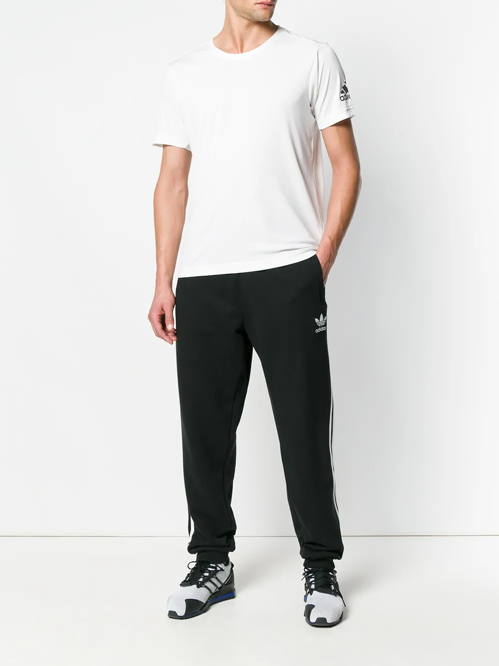 Adidas joggingbroek met drie strepen - Zwart