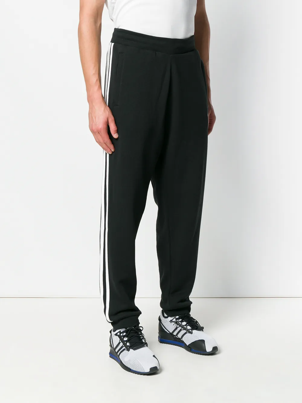 adidas joggingbroek met drie strepen Zwart
