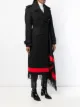 Alexander McQueen double-breasted wool blanket coat