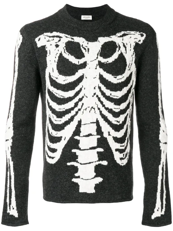 skeleton sweater mens