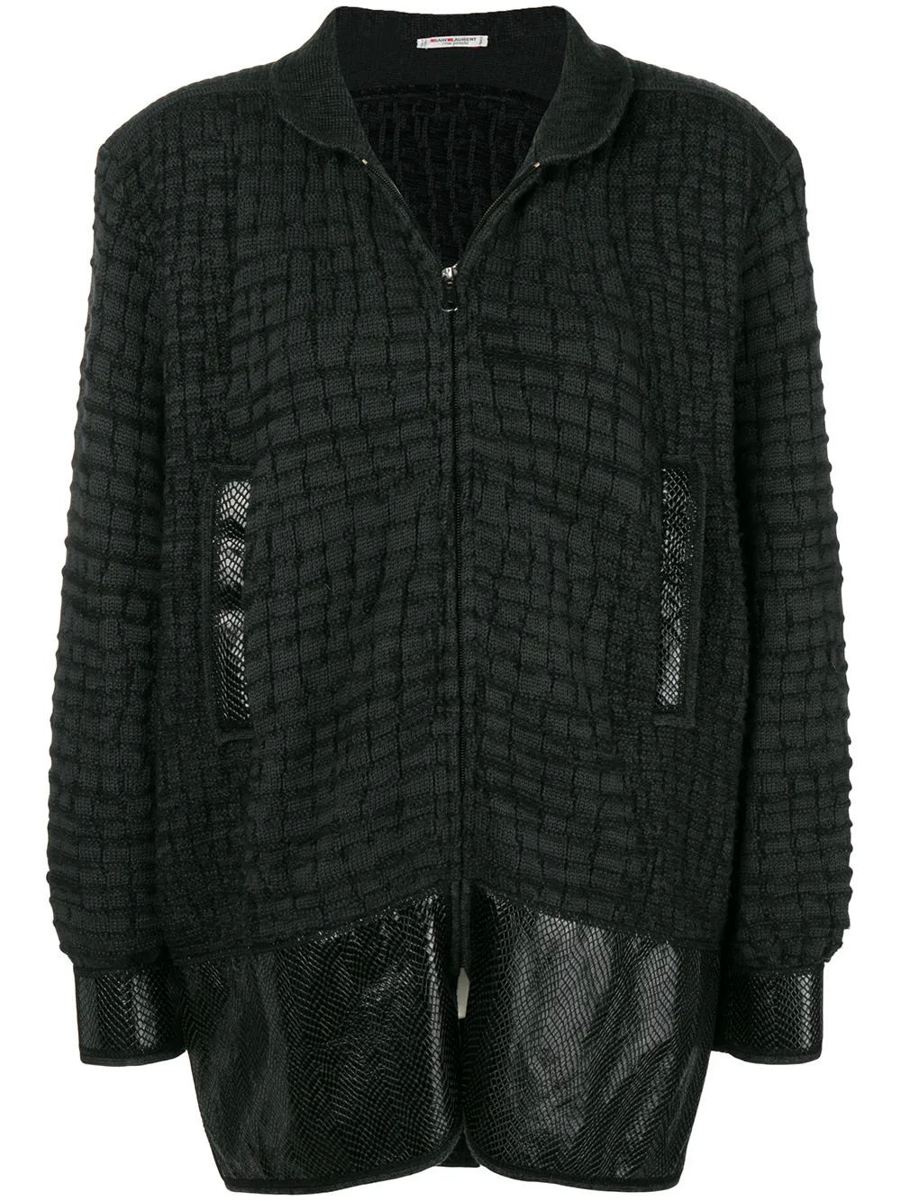 boxy textured jacket