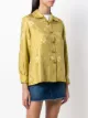 Yves Saint Laurent Pre-Owned 1980s floral jacquard open collar shirt