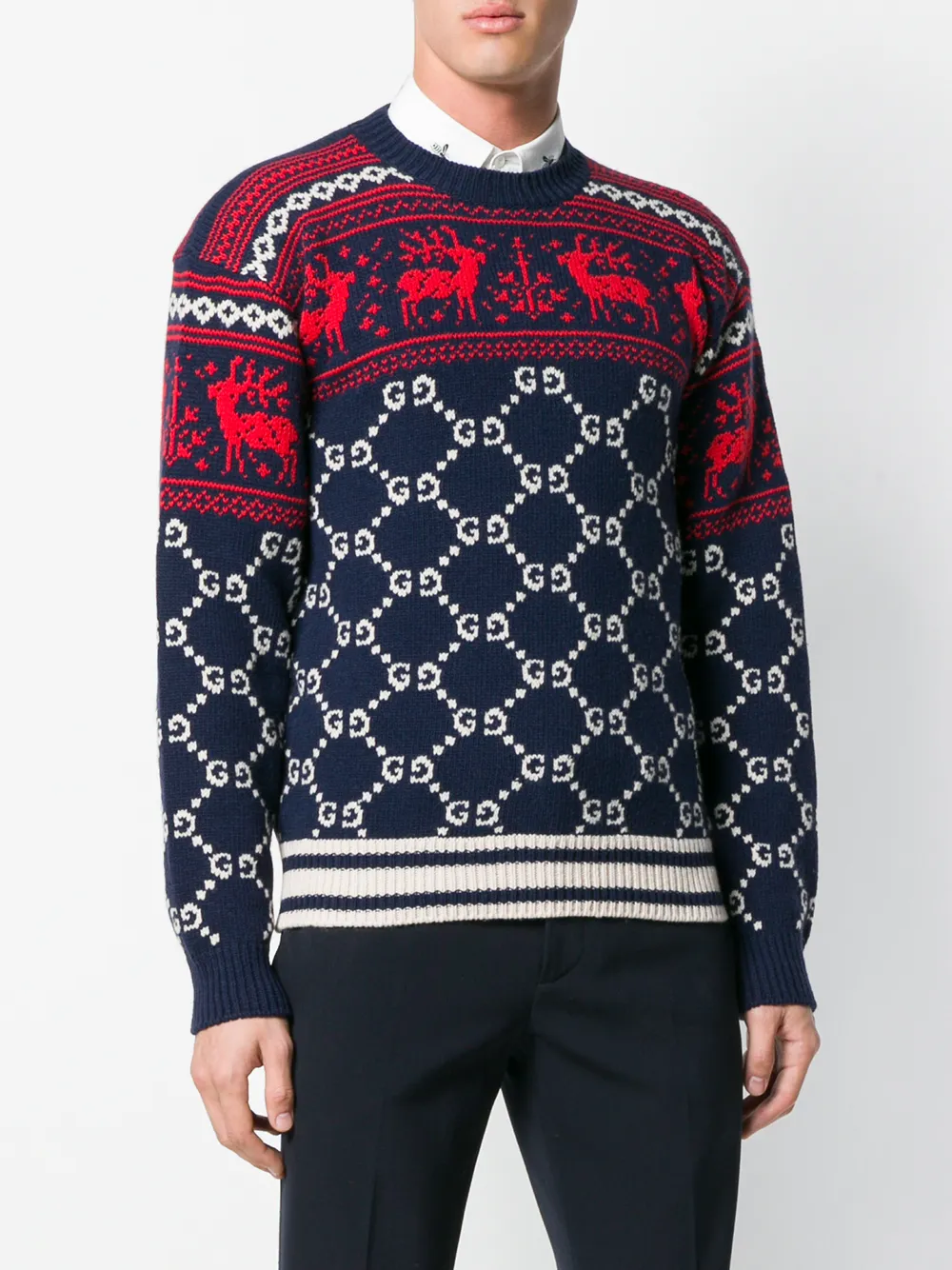 gucci reindeer sweater