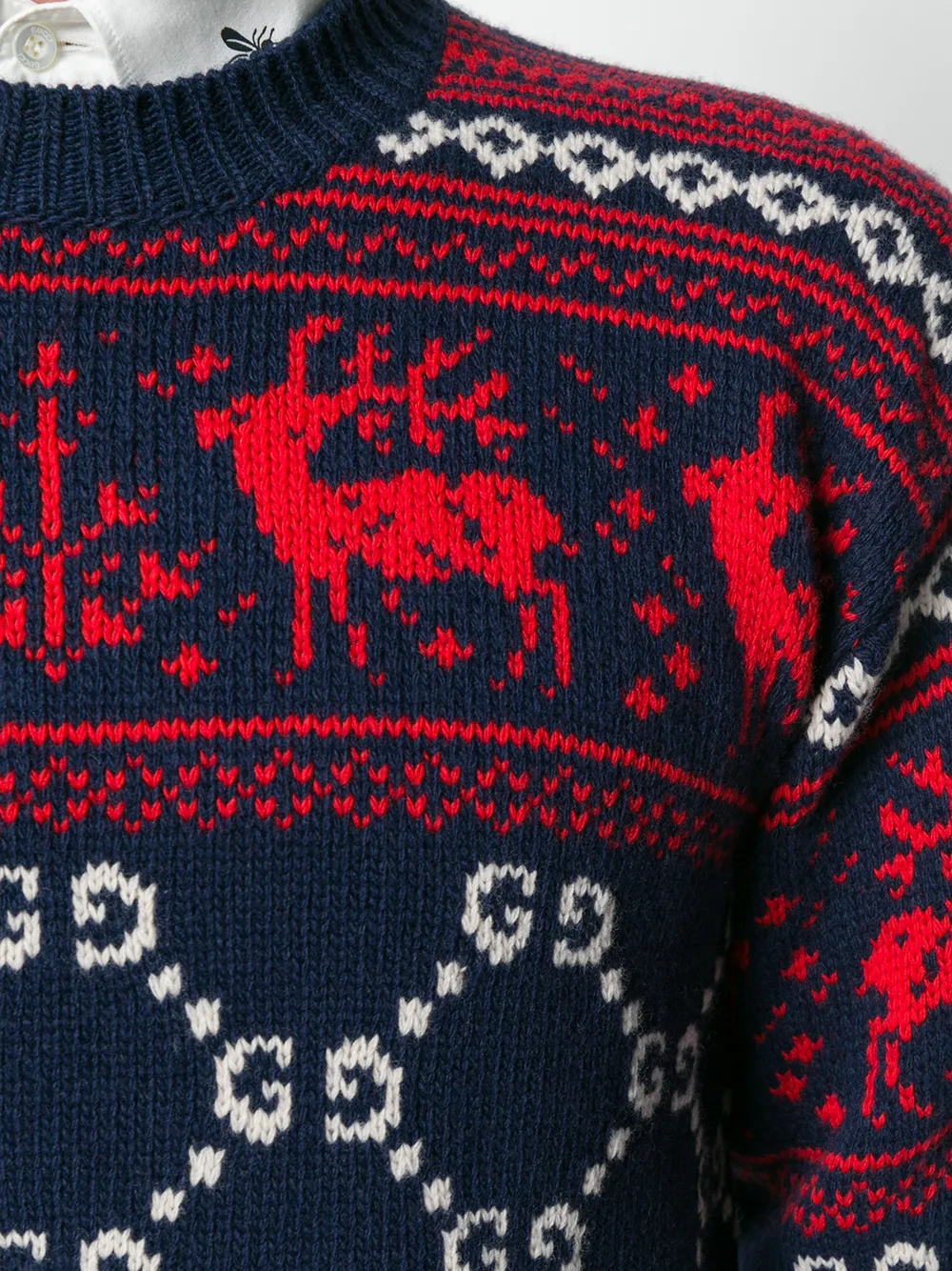 gucci reindeer sweater