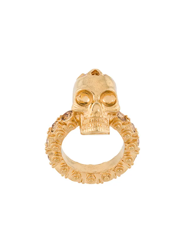alexander mcqueen skull ring