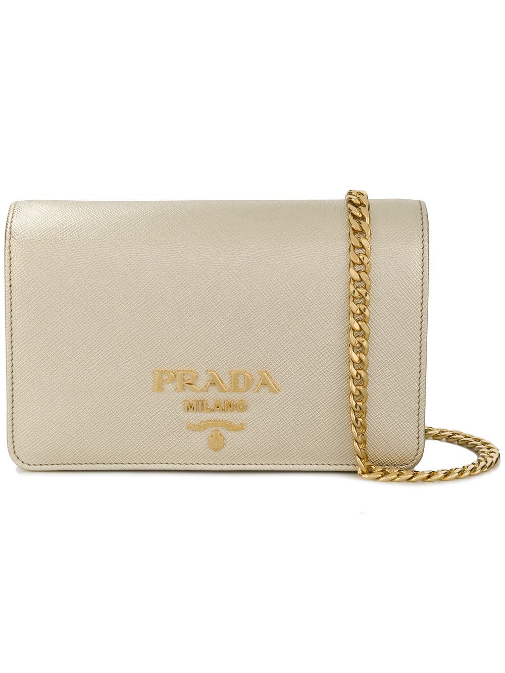 prada saffiano chain crossbody