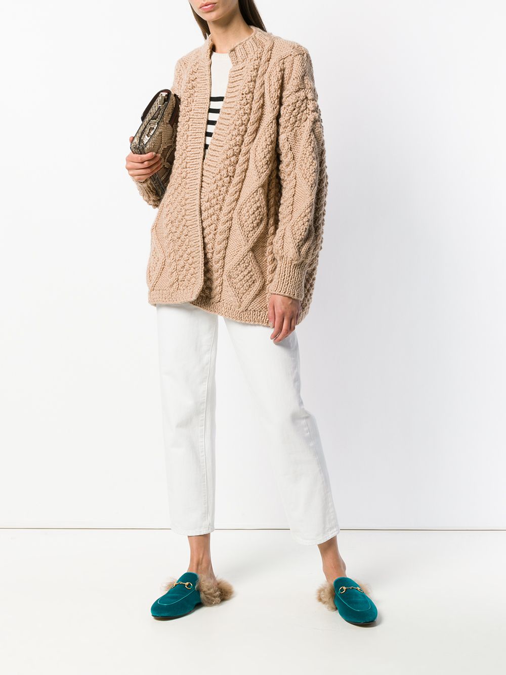 фото I Love Mr Mittens chunky knit cardi-coat